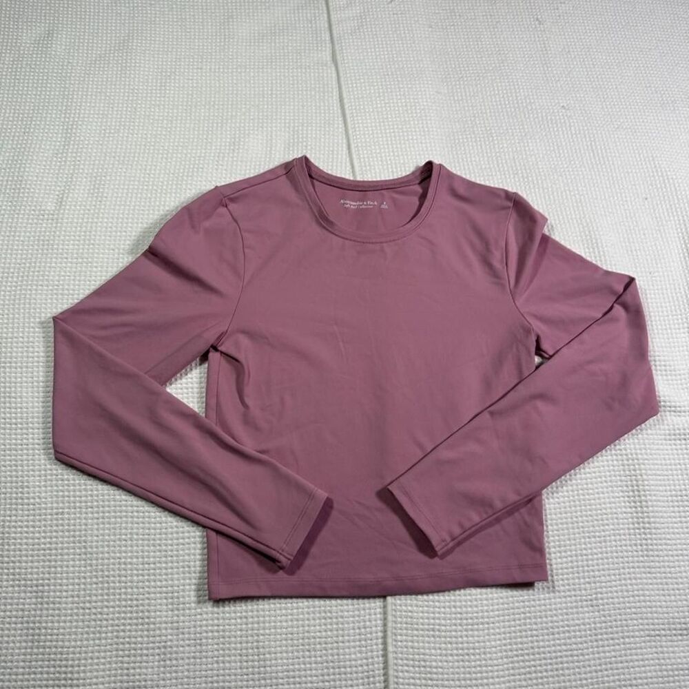 Abercrombie-fitch Women's Pink and Purple T-shirt